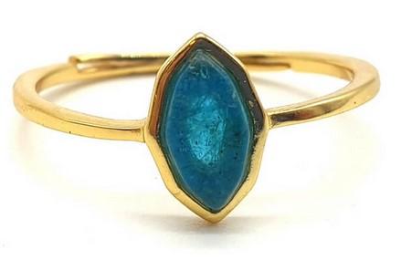 Bague marquise apatite