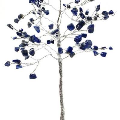 arbre du bonheur en lapis lazuli avec orgonite