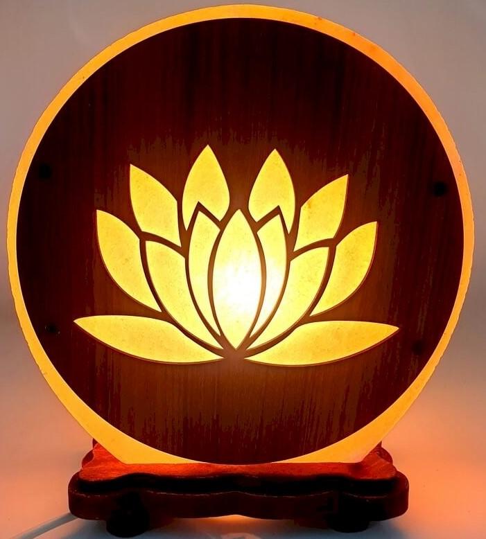 Lampe de sel lotus