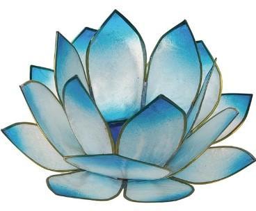 Photophore lotus bleu 1